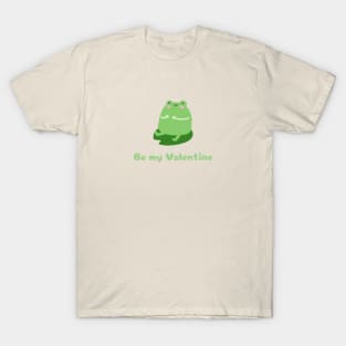 Be My Valentine Frog Funny T-Shirt